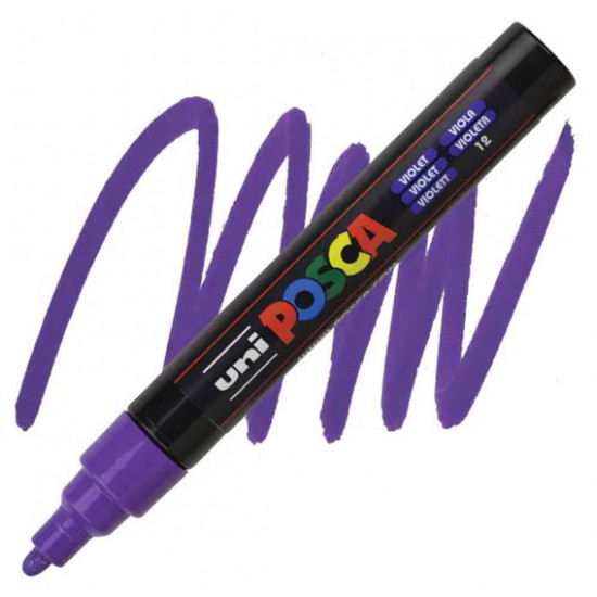 ΜΑΡΚΑΔΟΡΟΣ POSCA PC-5M ΒΙΟΛΕΤΙ